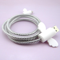 Cute ice cream data cable protective cover for Huawei Android Angel charging cable OPPO power winding rope Japan and Korea