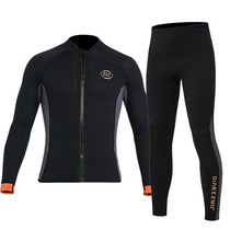 1 5 3mm wetsuit split warm suit wetsuit long-sleeved snorkeling surfing jellyfish cold swimsuit men