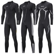3MM wetsuit mens cold-proof warm 5mm one-piece diving wetsuit winter swimsuit womens surfing paddle board sailing jellyfish clothing