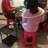 Машина Маджонга маленькое кресло для журнального стола Следующие несколько европейских в стиле железного стиля железной стеклянный чайный чайный стол Балкон цветочный стой