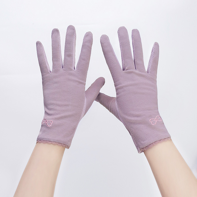 Gloves Winter Women Thin elastic bicycling student windproof and warm and gush anti-chill electric car gloves Home 2022 New