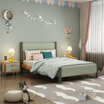 Childrens bed Wardrobe combination set Bedroom Single bed Economy 1 5-meter girl child bed One-meter two-bed