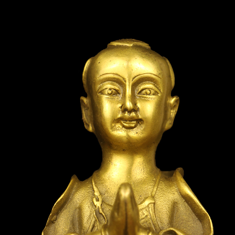 Đồng thau vàng may mắn ngọc trai nữ đồ trang trí cặp trai giàu có để gửi tài chính cho trẻ em trai và gái Trung Quốc quà tặng đám cưới tại nhà đồ dcor phòng ngủ giá rẻ