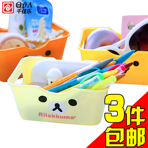 Cutlery containing storage box drawer desktop finishing without cover food ornament Cosmetic Containing box