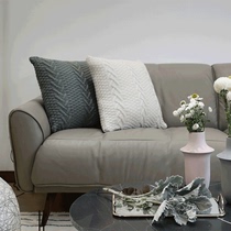  Nordic ins pillow Modern simple American cushion back bag white gray coffee pillow model room bed and breakfast back bag