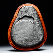 Golden Toad Send Fu National Non-Beatio Anhui I Stone Inkstone Old Pit Original Stone Ink Stone Slab Hand Engraving Non-End Ink Stone Calligraphy