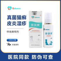 Companion and more effective external spray Pet pets Puppy kitty Mycobacterial Bacterial Mites Dermatosis Spray accompanied by