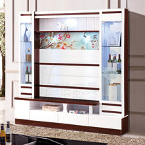 Simple modern combination TV background wall small apartment multi-functional living room TV cabinet overall against the wall integrated Cabinet