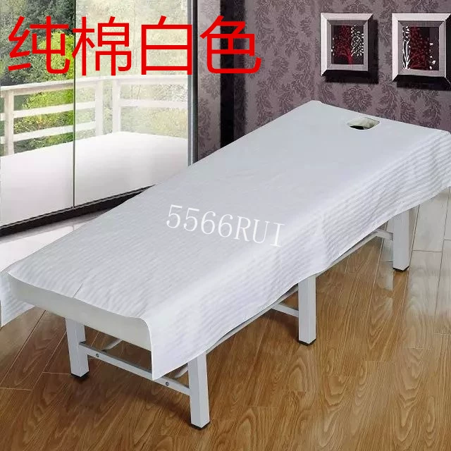 Bông polyester cotton vẻ đẹp tấm ga trải giường với lỗ massage tấm massage vẻ đẹp salon đặc biệt vật lý trị liệu cotton mở lỗ tờ