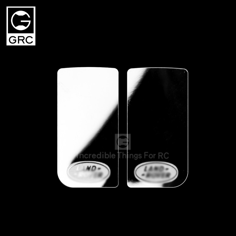GRC TRX4 Road Tiger Guard Simulation Op Retrofit Accessories Rear Photo Lens High Light Mirror Stainless mirror