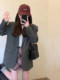 高级设计感灰色西装外套女春秋装新款韩版小个子气质休闲西服显瘦