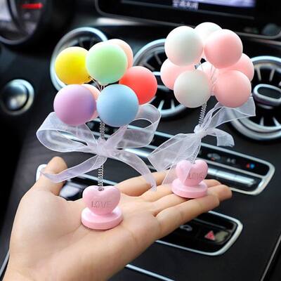 Car ornaments, car confession balloons, cute and creative balloon ornaments for internet-famous girls, center console car decoration items