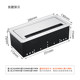 Flip multi-function office desk conference desk wire box multimedia power desktop socket hidden embedded aluminum alloy