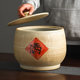 Jingdezhen 세라믹 라이스 항아리 뚜껑과 수분 방지 곤충 방지 구식 10 Catties 20 Catties 50 Catties Rice Storage Box Rice Barrel