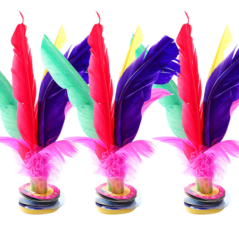 Shuttlecock Adult Children Fitness Training Competition Special Kicks shuttlecock Kick Feather Goose keys Sub-shuttlecock Feather Jian