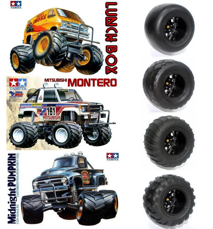 TAMIYA CW-01 1/12 ланч-бокс lunch lunch box XSA большой foot tire tire midnight pumpkin