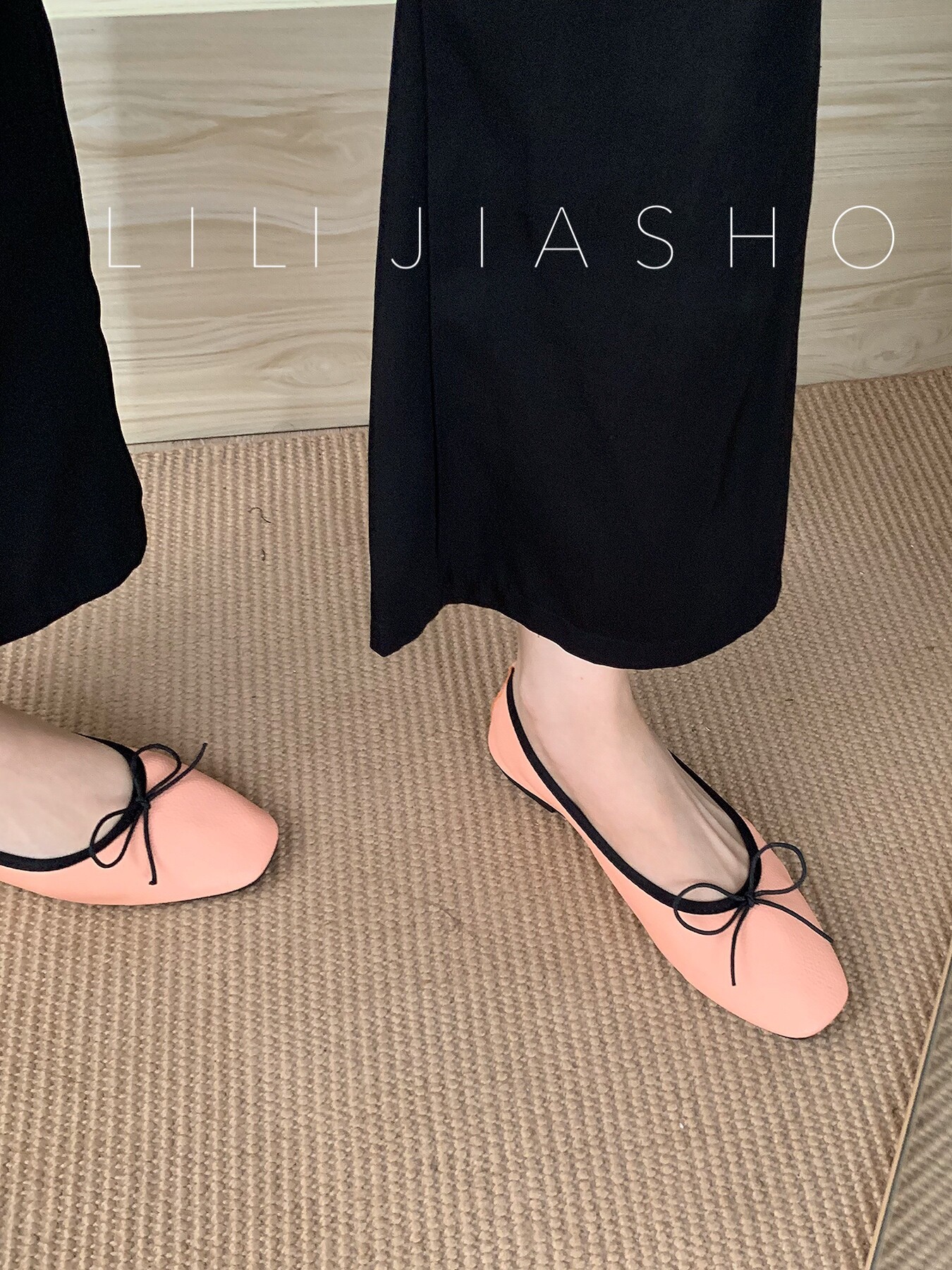 FAIRY SINGLE SHOES WOMENS 2022 SOFT SOLE BOW SOFT LEATHER BALLET SHOES KOREAN VERSION VERSATILE EGG CONE SHOES GRANNY SHOES