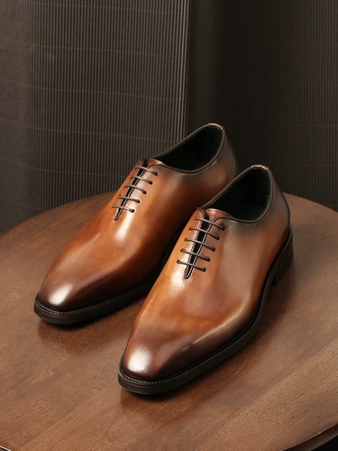 Оксфорды для кожаной обуви, обувь, свадебные туфли, Италия, из натуральной кожи, в корейском стиле
