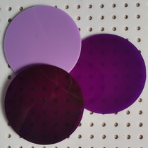 Color transparent acrylic plate processing customized colored plastic subgri customized circular purple organic glass plate