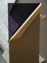 2MM thick black tea color transparent plexiglass plate custom acrylic plate custom zero cutting cutting processing bending