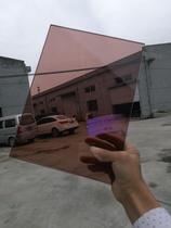 3MM thick black tea transparent organic glass plate customized acrylic plate custom machining and carving zero cutting