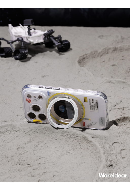 Space Station Viewport Lunar Earth Stand iPhone Case