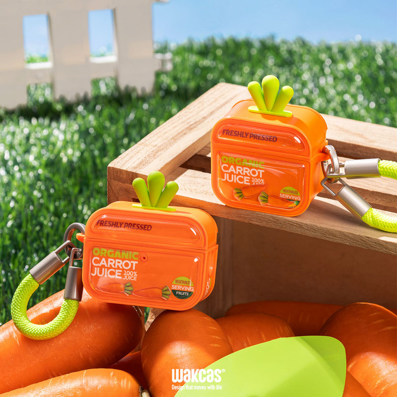 Popular Carrot-Themed Original Airpods5 Earphone Protective Case, Suitable for Apple AirPods Pro Earphone Case with Lanyard, Niche Design for 2/3/4 Generation New Bluetooth Earphone Case Popular Carrot-Themed Original Airpods5 Earphone Protective Case, Suitable for Apple AirPods Pro Earphone Case with Lanyard, Niche Design for 2/3/4 Generation New Bluetooth Earphone Case