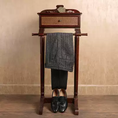 IsirHonour vintage English style dark gray red and white vertical stripes slim trousers European and American casual long pants men