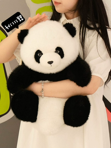 Плюшевая реалистичная милая игрушка, детская тряпичная кукла, панда, подарок на день рождения