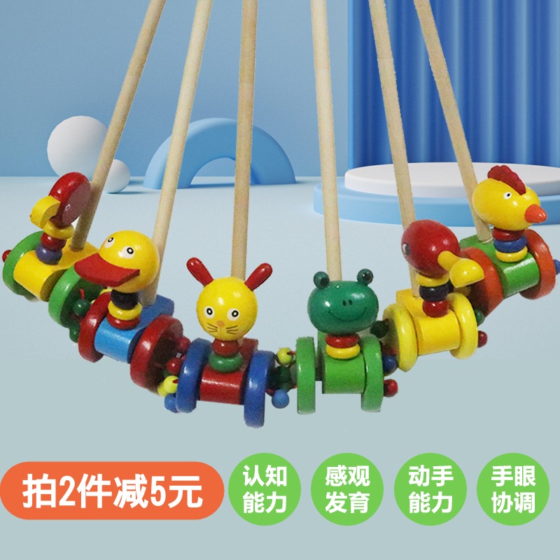 Children's push airplane Learn Step Single lever cart Push Pushy Baby 1-2-3 Year Old Learn Walking Male Girl Toy 