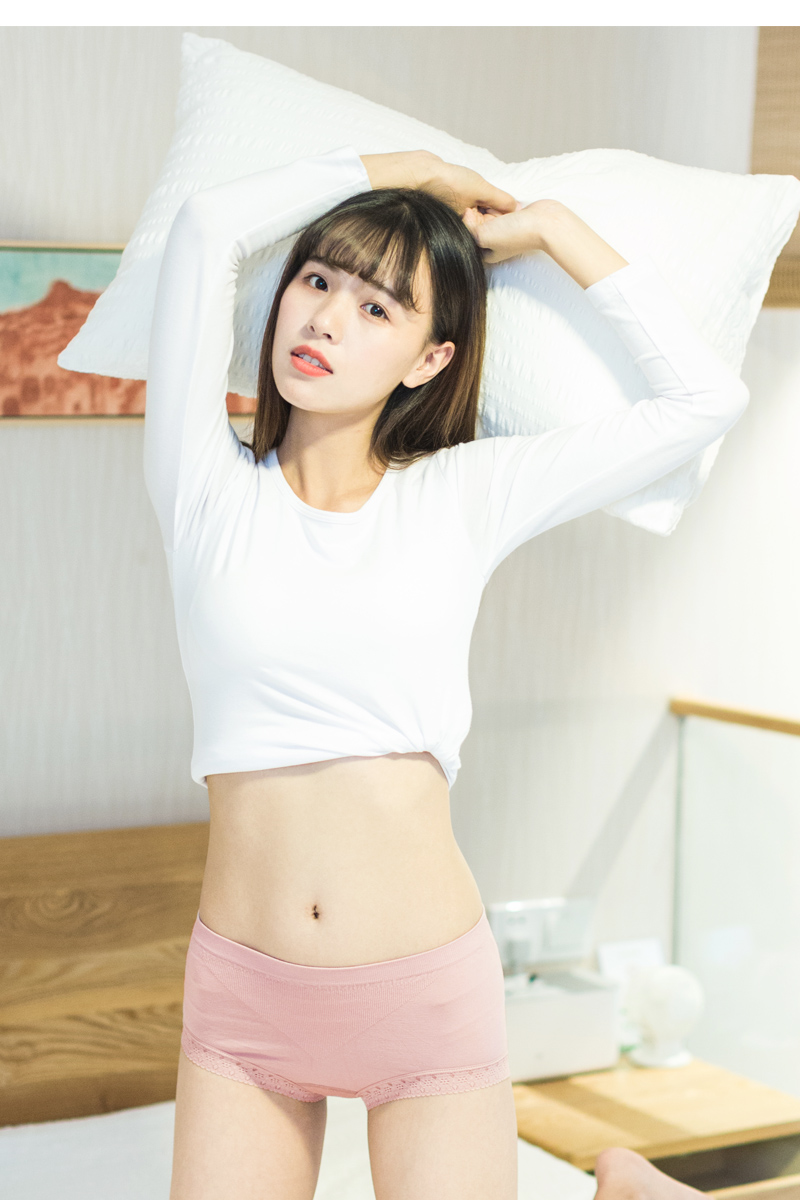 Giá đặc biệt 3 39 nhân dân tệ! Mid-eo đồ lót cotton tre than tóm tắt eo giữa eo eo quần lót thun lạnh