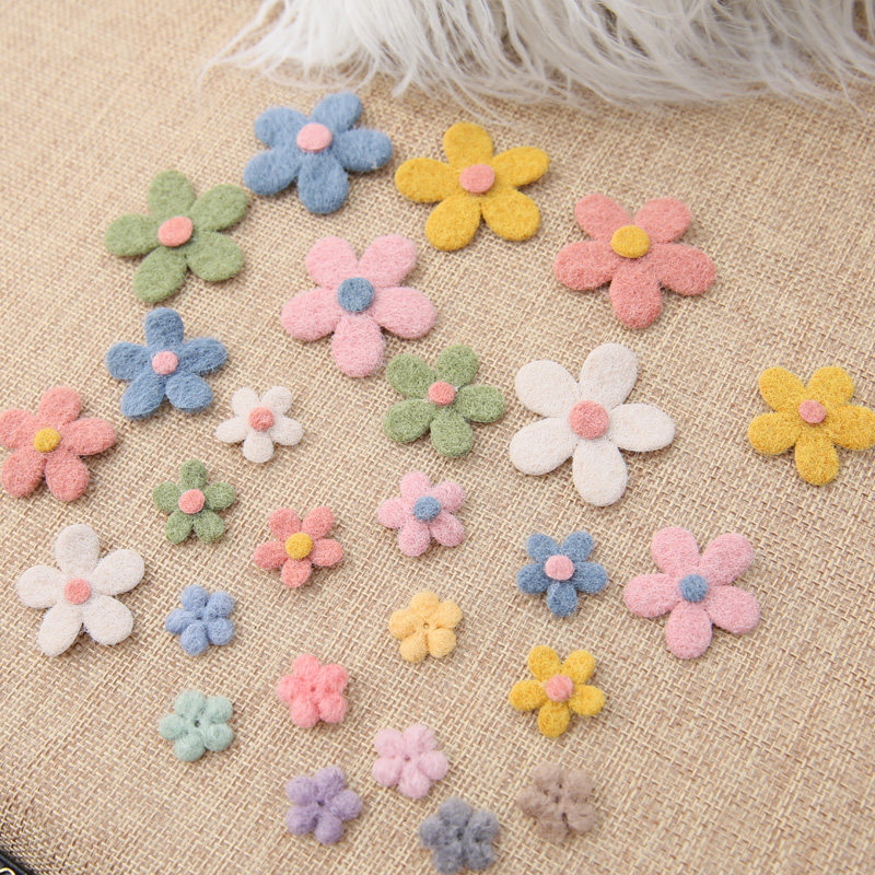 Gross, small flowers fabric DIY accessories clothes decoration hand-sewn clothing accessories headwear DIY ornament materials