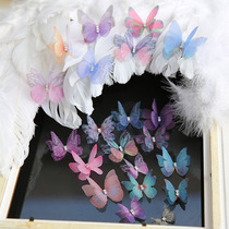 Five light yarn simulation butterfly photo photo photography hair ornament material