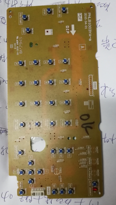 Panasonic 872876862866 95 96 96 Machine Panel Interface board sensor Key plate