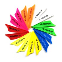 Shield feather rubber feather 1 75 inch carbon arrow Glass fiber arrow Aluminum arrow mixed carbon arrow rubber feather Shield arrow feather bow and arrow accessories