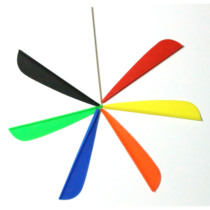 Water drop feather 1 75 inch 2 inch 2 5 inch 3 inch 4 inch 5 inch rubber feather Water drop feather archery feather Rubber TPU feather