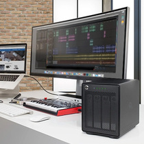 1G read and write per second OWC ThunderBay 4-disk 80TB disk array Thunderbolt 3 storage raid5