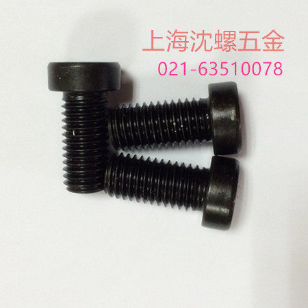 8.8 class blackening GB JB ZQ4725 thin head hexagon socket screw M10*1.5*12--100mm 10 packs