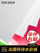 (Apoetry) France imports ARES watercolor paper cotton pulp watercolor paper 300g8K 16K 32 coarse grain