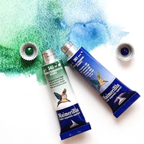 (Discontinued out of print) Italian Meli blue maimeri hummingbird 15ml watercolor paint whole