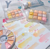 (Skin color collection)Watercolor skin color set Optional 12 colors Holbein song Van Gogh ds