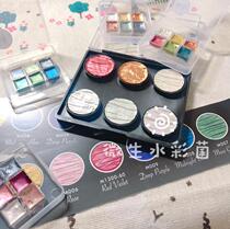 Germany (finetec pearlescent watercolor) Dispensed silk Pharaoh Rainbow ocean Milky Way magical creatures