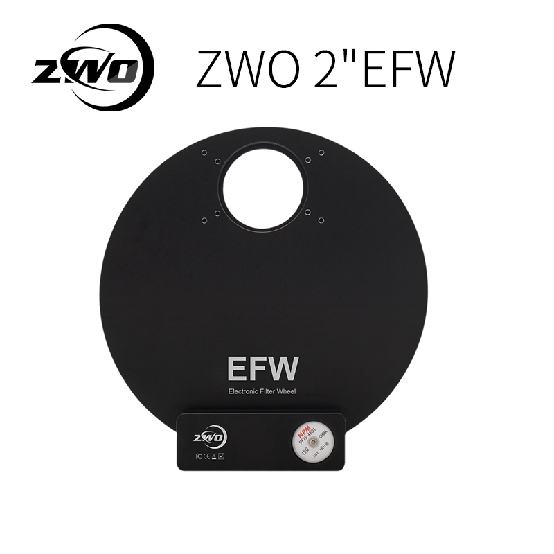 ZWO 2-inch EFW Motorized Filter Wheel 7-hole and 5-hole support for 2-inch filters
