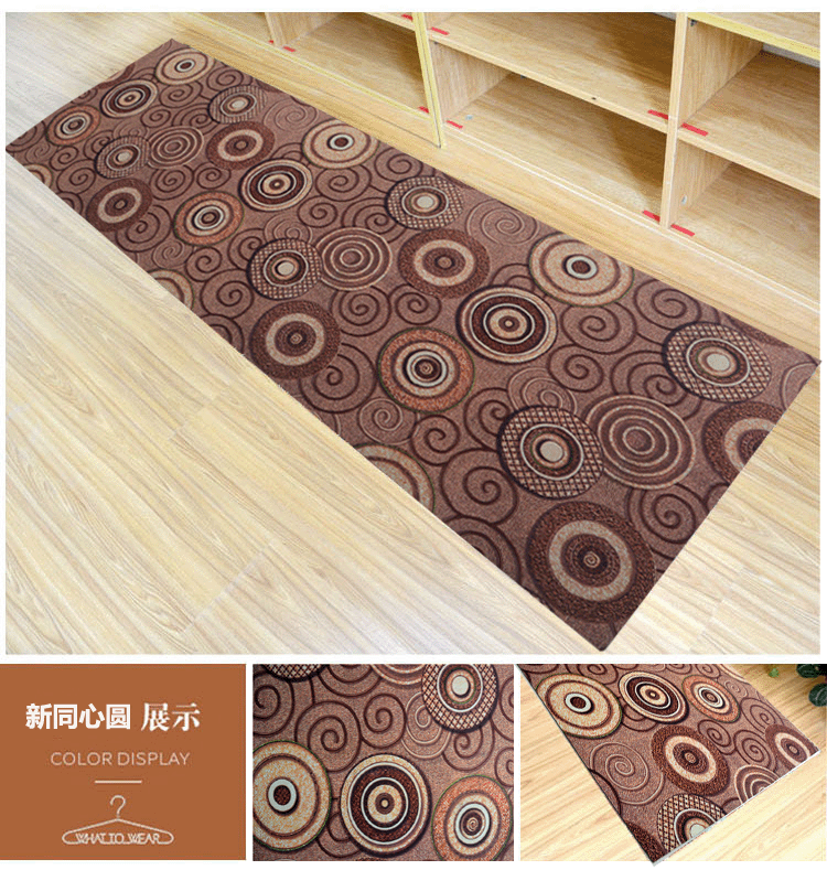 3D có thể được cắt thảm trượt 2mm mỏng tấm thảm chùi chân cửa phòng bếp thuôn dài thảm thảm sống dùng một lần - Thảm sàn xốp sàn nhà
