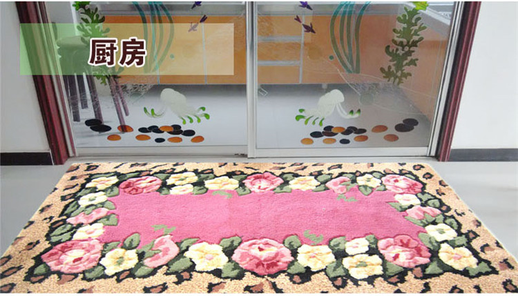 Cầu thang bước pad mat phòng ngủ sống keo miễn phí phong cách châu Âu tự dính thảm không trơn trượt thảm thảm sàn thảm cửa tấm thảm chùi chân - Thảm tấm thảm
