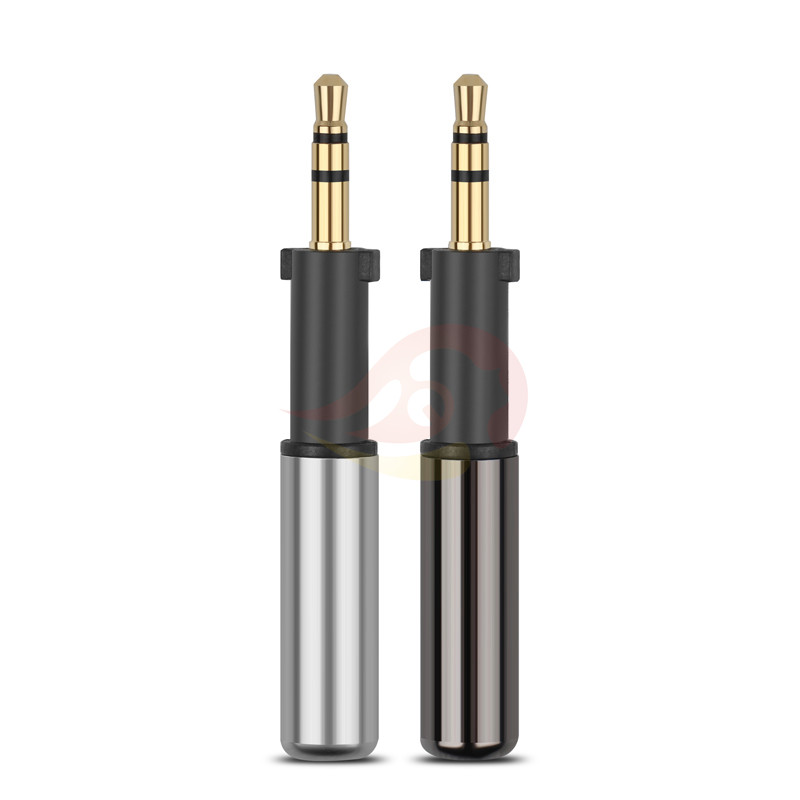 Pure copper gold-plated 2 5 stereo AKG K450 Q460 K480 plug 2 5 stereo extended horn plug