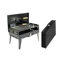 Outdoor portable grill tools home courtyard simple portable stainless steel stove full field charcoal stove