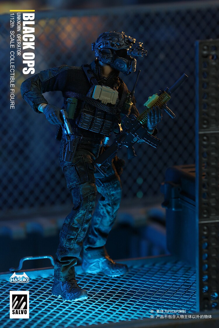 HASUKI SA01 BLACK OPS 完成品フィギュア HASUKI SA01 1/12 Black Ops 6