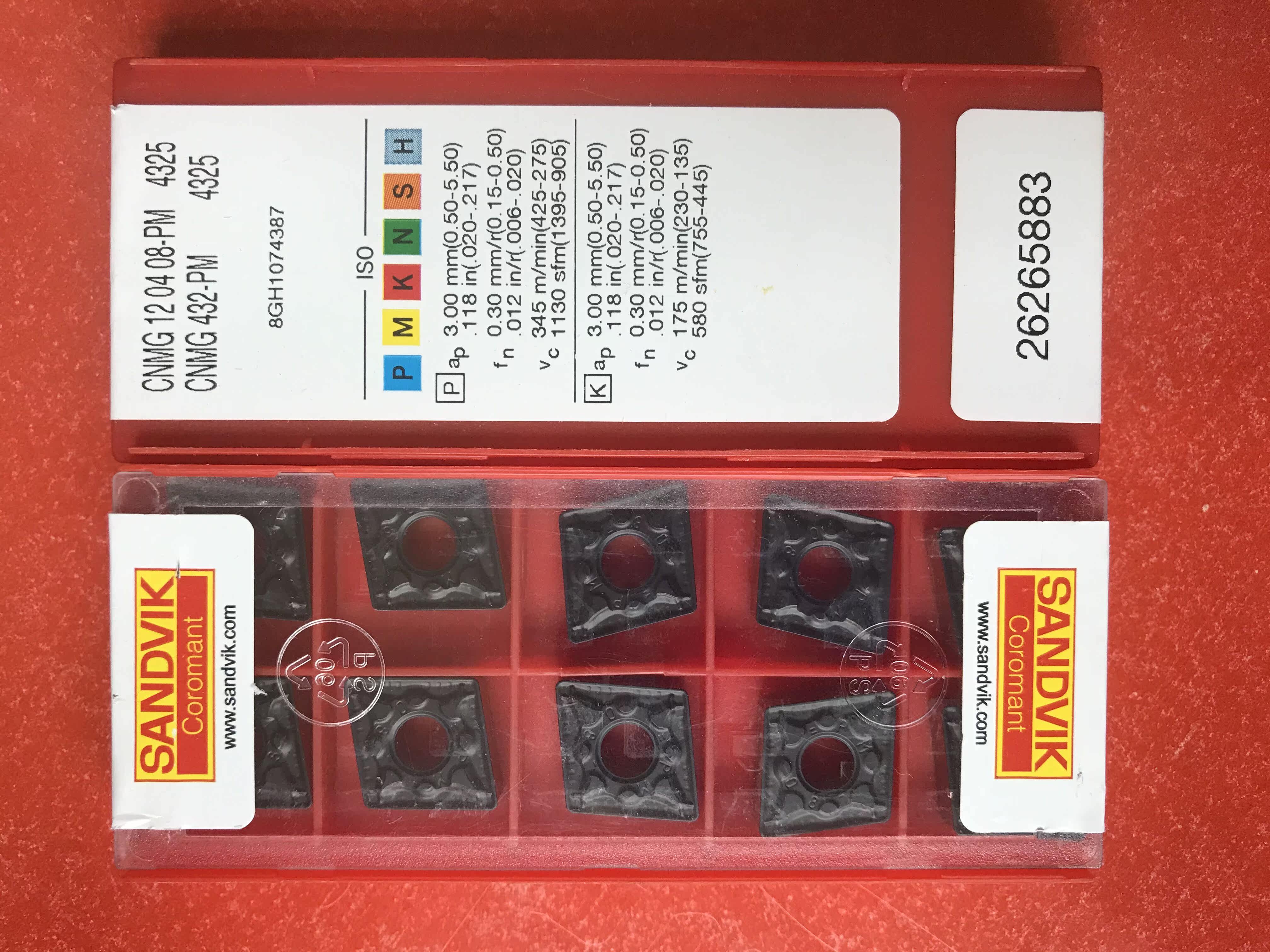 Authentic Sandvik CNMG120408-PM 4325, please inquire before dear friends, thank you!
