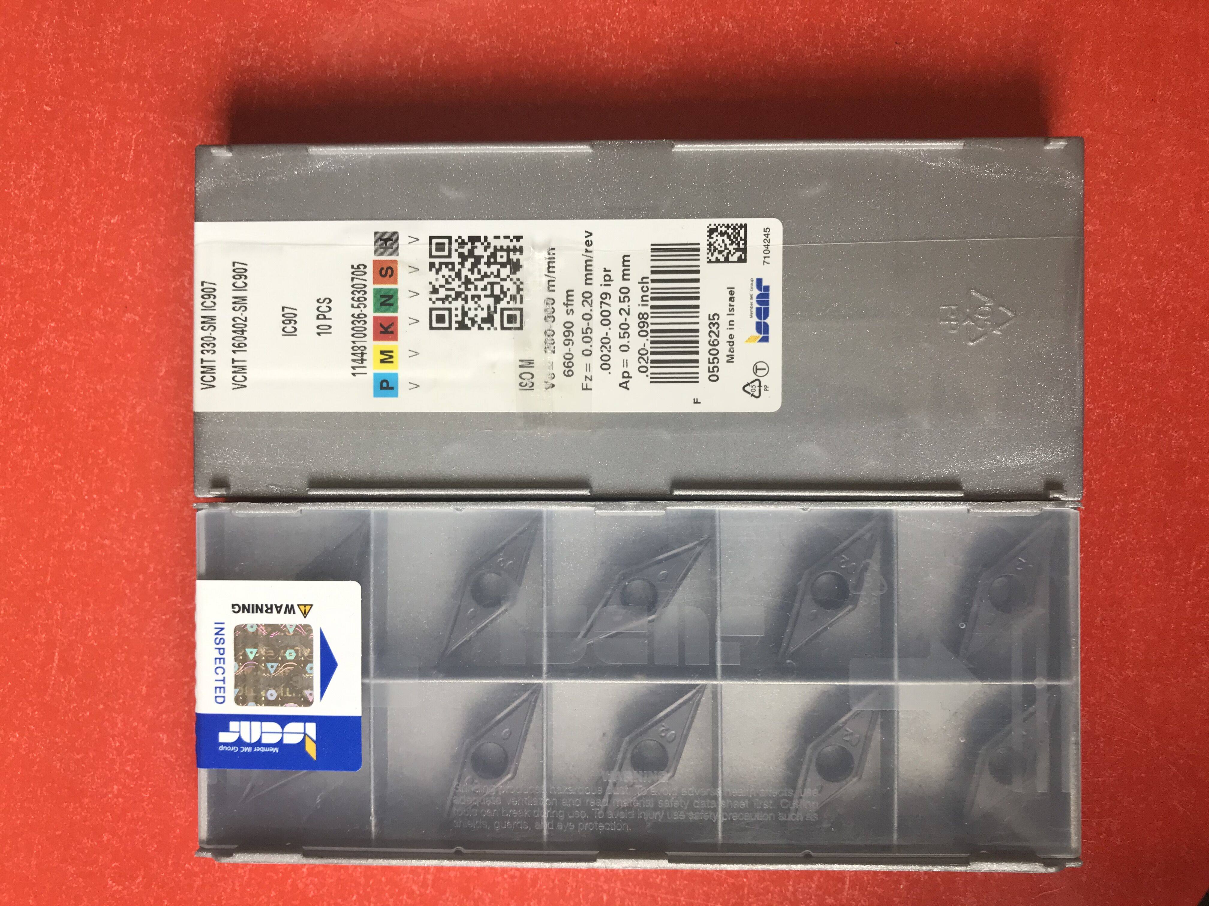 Authentic Iska blade VCMT160402-SM IC907 please ask your relatives for a pre-shooting inquiry, thank you!